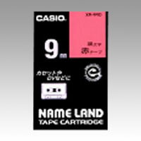 CASIO （Nameland） - [カシオ]ネームランドテープ赤ラベル黒文字【XR-9RD】