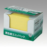 Rakuten - [住友スリーエム]ポストイット再生紙エコノパック(12.5x75mm)黄【5601-Y】