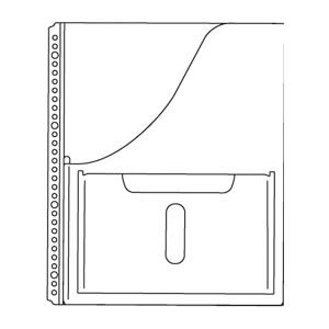 [キングジム]取扱説明書ファイル用ポケット（30穴）【2630P】