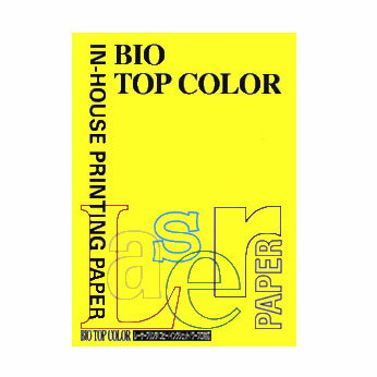 Printer Covers - [伊東屋]バイオトップカラーA4判 BT112カナリーイエロー100枚入　80g／m2