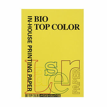 Rakuten - [伊東屋]バイオトップカラーA4判 BT129マスタード100枚入　80g／m2
