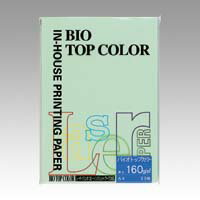 [伊東屋]バイオトップカラーA4判 BT406ミディアムグリーン　50枚入　160g／m2 1