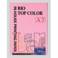 Rakuten - [伊東屋]バイオトップカラーA3判 BT454ピンク　50枚入　160g／m2
