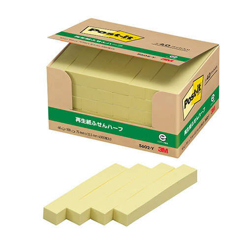 乐天商城 - [住友スリーエム]ポストイット再生紙パワーパック見出し(12.5x75mm)イエロー【5602-Y】