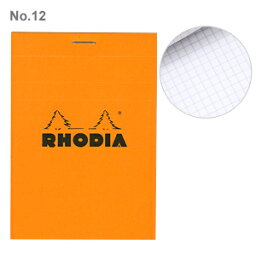 メモ帳（300円程度） ロディア RHODIAブロックメモNo.12 オレンジ　3037920122007 cf122007 [M便 1/4]