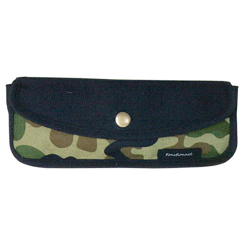 Fonktionnel　スライドペンケースブックバンド　ヨコ　＜筆箱＞　カモフラージュ　11472 [M便 1/1]