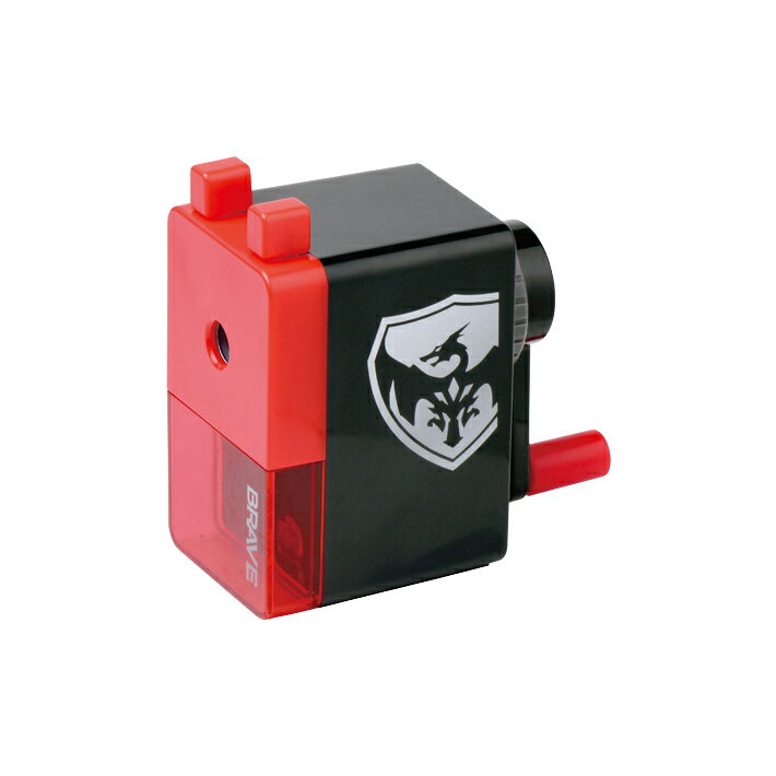 SONIC＜ソニック＞　BRAVE＜ブレイブ＞　手動鉛筆削り＜プチケズ＞　レッド　EK-1267-R [M便 1/2]