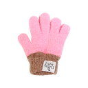 【全品ポイント10倍！11/25-26限定キャンペーン】[超特売]　子ども用手袋　FLuffY gLOVES　5本指タイプ　トドラーサイズ　ピンク　45822-tmk [M便 1/1]