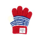 【全品ポイント10倍！11/25-26限定キャンペーン】子ども用手袋　FLuffY gLOVES　5本指タイプ　トドラーサイズ　レッド　45823-19-tmk [M便 1/1]