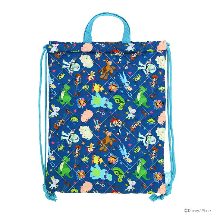 ディズニー　トイ・ストーリー　キルトナップサック　ネイビー　D1694NV-7　[M便 1/1]　【disneyzone】