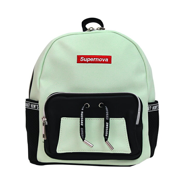 ミニリュック　パーカー×ミント　22249　シンプル かわいい 女の子 小さい クラックス