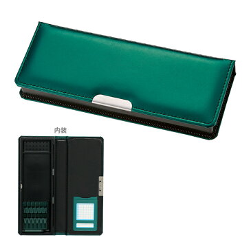 クツワ 筆箱 片面 クラリーノ パールグリーン CX302PG 新入学文具