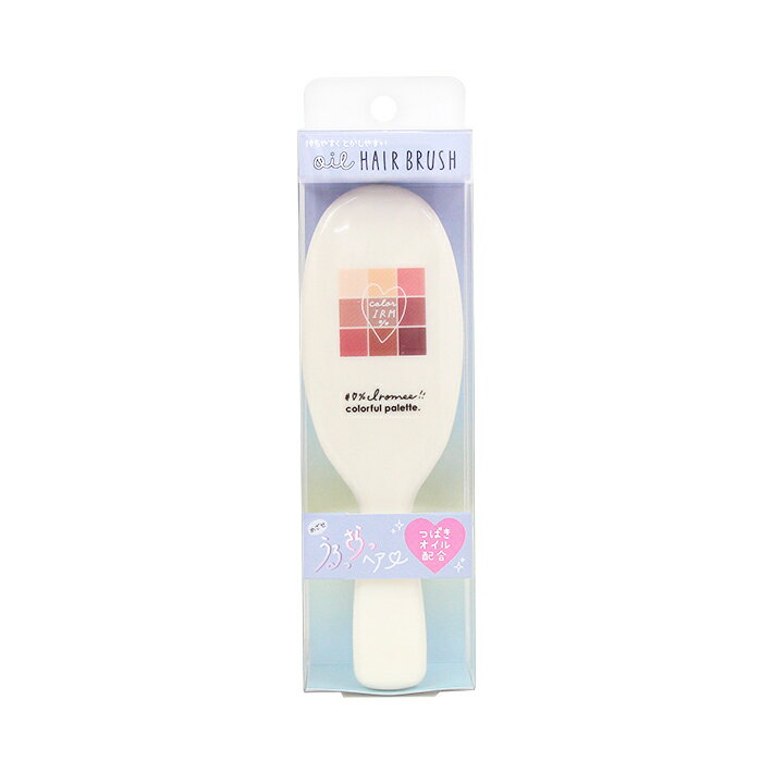 オイルヘアブラシ　シャドー柄　100921 [M便 1/5]