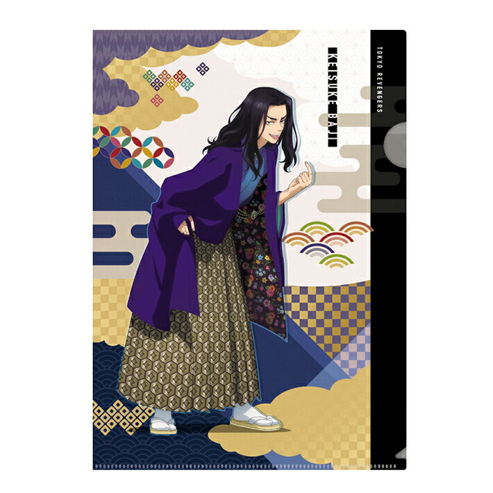 東京リベンジャーズ　シングルクリアファイル　バジ　ハカマ柄　104476　[M便 1/8]