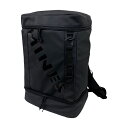 ターポリン2層式BOXリュック 27L MINES柄 ブラック 107456