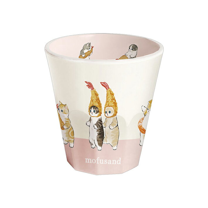 mofusand　メラミンカップ　270ml　えびにゃん柄　106435のサムネイル