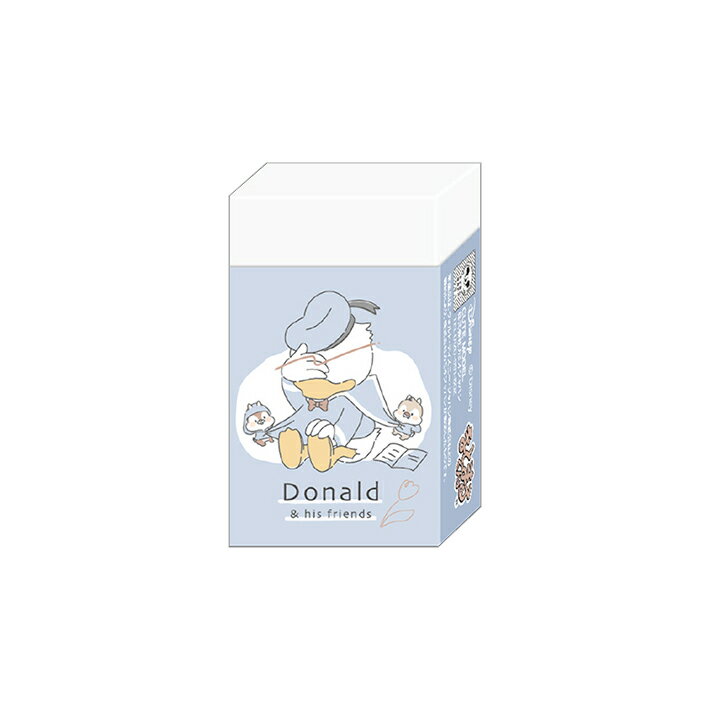 ディズニー　ドナルドダック　チップ&デール　まとまるくん消しゴム　ドナルド＆チップ&デール柄　3019..