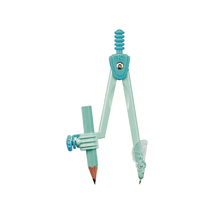 クツワ　算数コンパス鉛筆用　ミントグリーン　CP228MT　新入学文具　[M便 1/3]のサムネイル