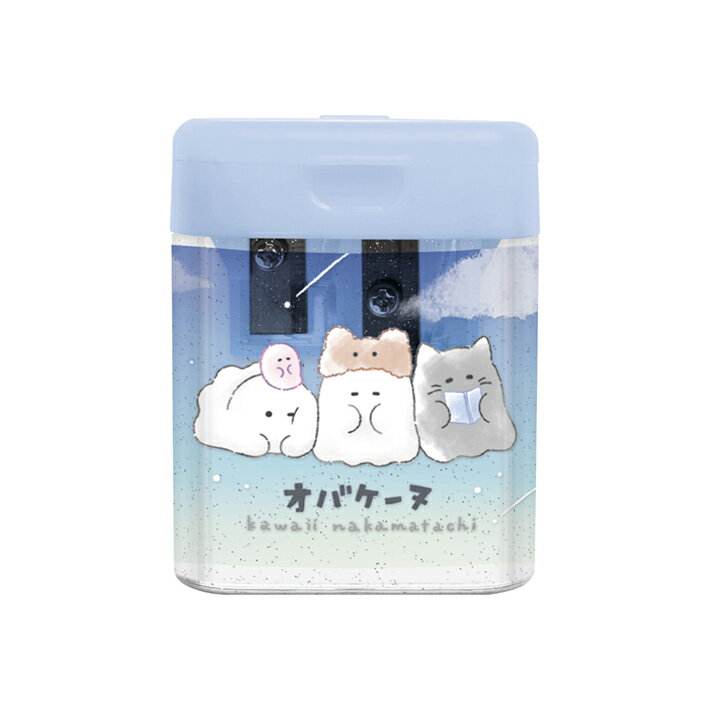 ツイン鉛筆削り　オバケーヌ　夜空柄　113669 [M便 1/20]