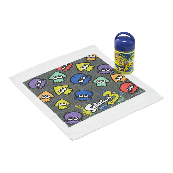 スプラトゥーン3　抗菌ケース付おしぼり　OA5AG　[M便 1/2]