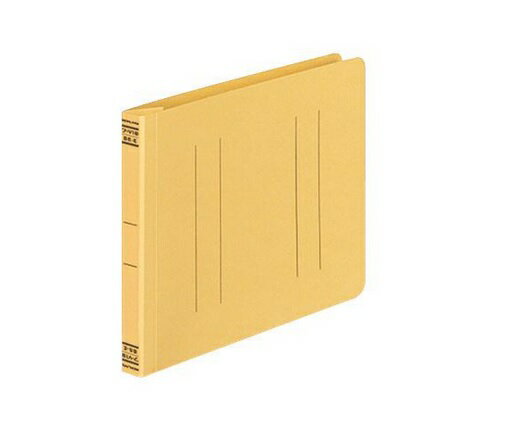 コクヨ フラットファイルV樹脂製 10冊パックとじ具B6横 15mmとじ 　黄色 [M便 1/1]