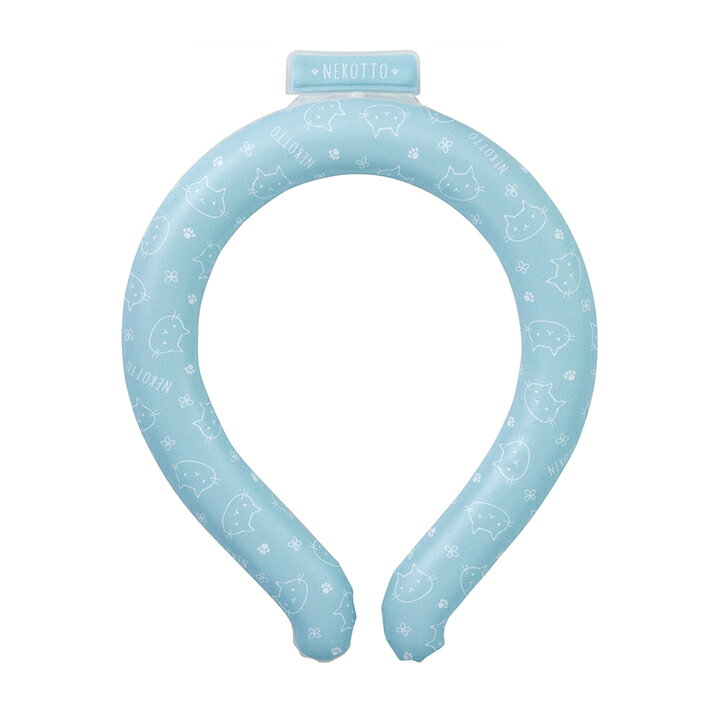 涼感リング　Lサイズ　ねこっと柄　NCL2　[M便 1/1]