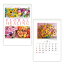 2024年カレンダー　フローラルヒーリング　花療法　小　壁掛カレンダー　B4　NK-452