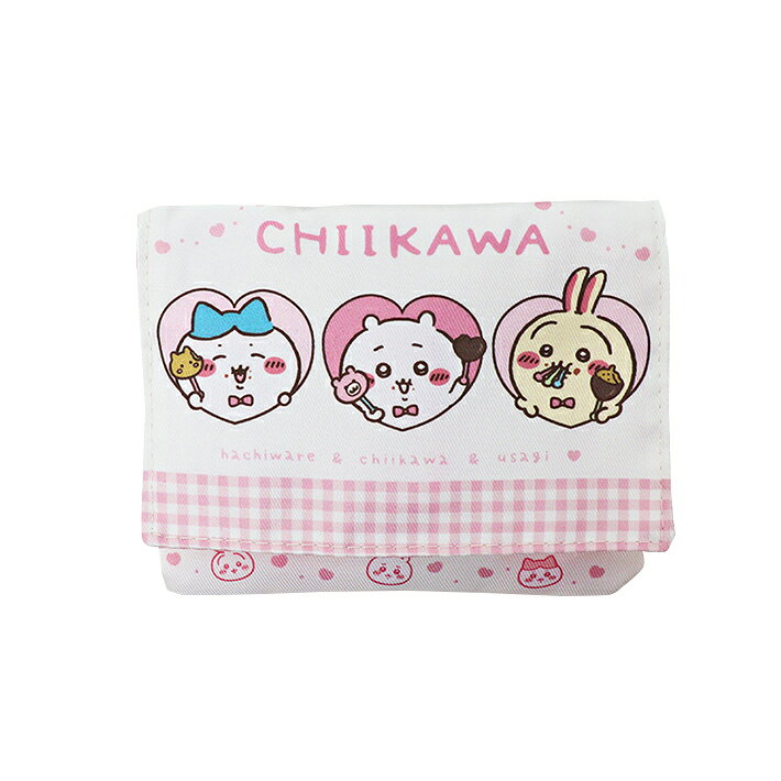 ちいかわ　ショルダー付マルチポケット　チョコレート柄　CW43454　[M便 1/2]のサムネイル