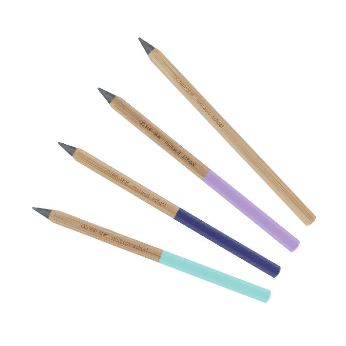 サンスター文具 メタシルスクール 鉛筆 F S50198 削らずずっと書ける鉛筆 特殊黒鉛 新感覚 金属鉛筆 消しゴムで消える 女の子 男の子 小学生 プレゼン...