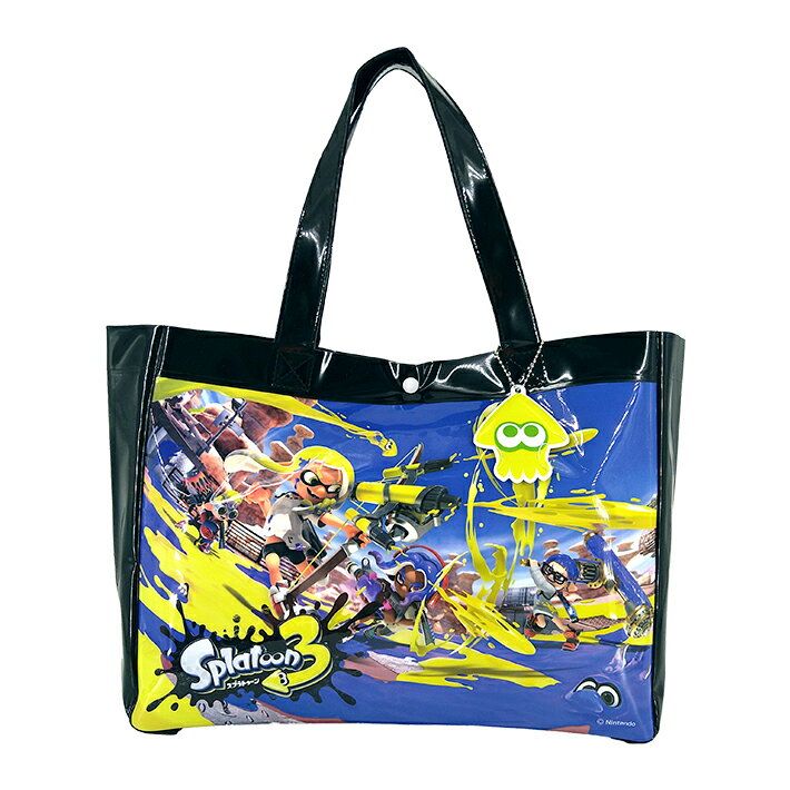 スプラトゥーン3　ビーチトートバッグ　ネームキーホルダー付き　SPT-1041