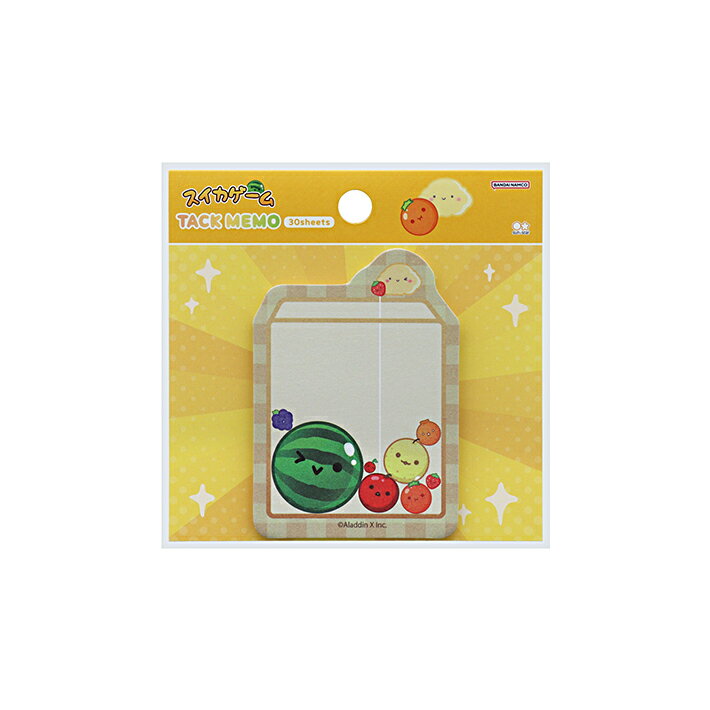 スイカゲーム　ダイカット付箋　C柄　4901770761534　[M便 1/8]