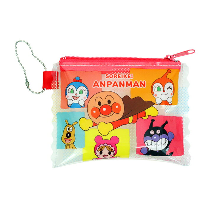 アンパンマン　コインポーチ　ブロック柄　ANB-800　[M便 1/4]