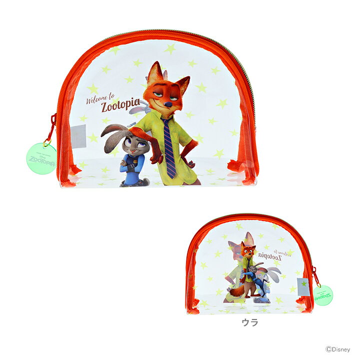 ディズニー　ズートピア　クリアポーチ　ハッピーデイズ　4901770762920　[M便 1/1]　[disneyzone]のサムネイル