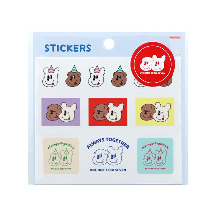 1107　イルイルゴンチル　スクエアシートシール　A柄　4901770747538　[M便 1/100]