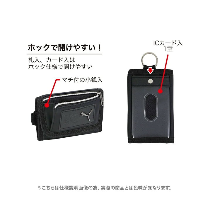プーマ 3つ折りマルチウォレット ネイビー ブラック PM511 クツワ PUMA 財布 かっ...