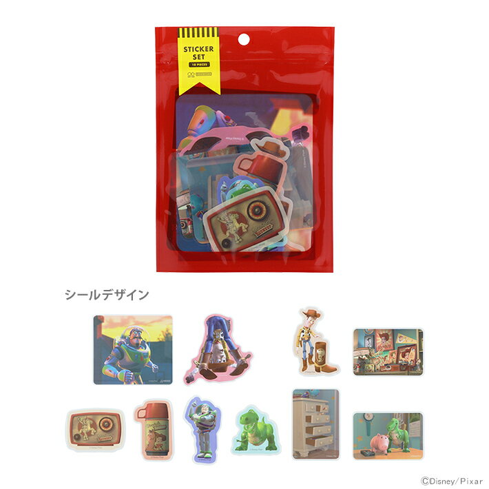 ディズニー　トイ・ストーリー　ステッカーシールセット　A柄　4901770770949　[M便 1/20]　[disneyzone]のサムネイル