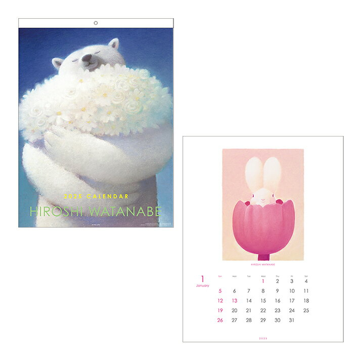 【500円OFFクーポン発行中！】渡辺 宏　2025年　壁掛けカレンダー　1000132409