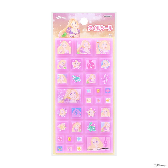 ディズニープリンセス　ラプンツェル　タイルシール　ゆめかわ　4901770780351　[M便 1/18]　[disneyzone]のサムネイル