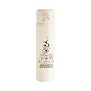 スヌーピー PEANUTS 75周年 ワンプッシュステンレスボトル 480ml グリーン SBT-480PN