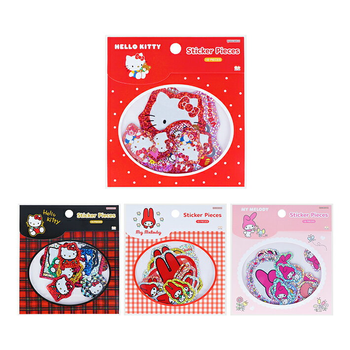 サンリオキャラクターズ　ピースシール　4柄　[M便 1/4]のサムネイル