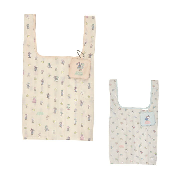 スーパーマリオ　テテモ　エコバッグ　2柄　[M便 1/4]