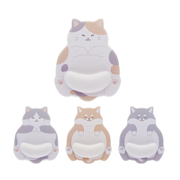 サンスター文具　おなかマウスパッド　4柄　[M便 1/1]（楽天・ランドセルと文房具 シブヤ文房具）