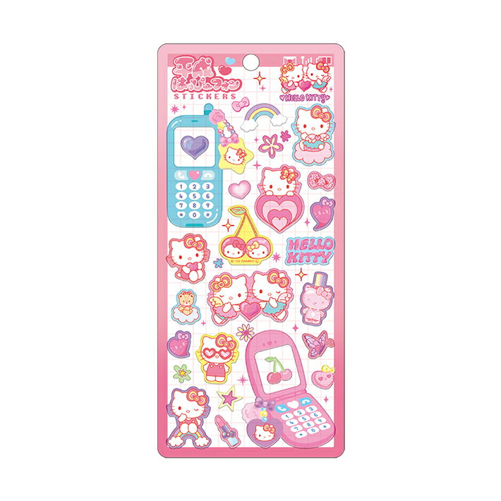 ハローキティ　平成はっぴーフォンステッカーズ　131316　[M便 1/18]のサムネイル