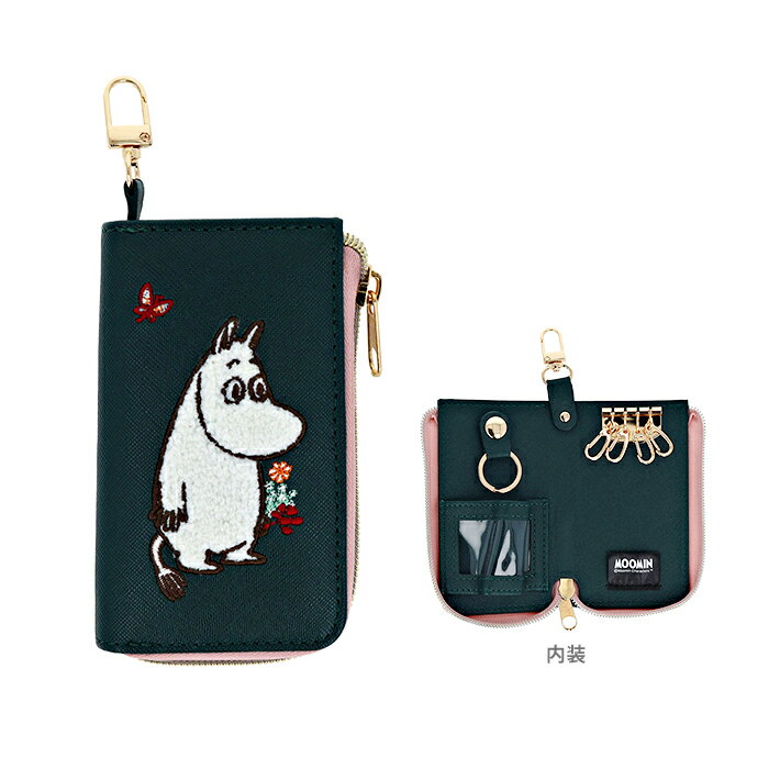 ムーミン　サガラ刺繍スマートキーケース　4901770604350　[M便 1/6]