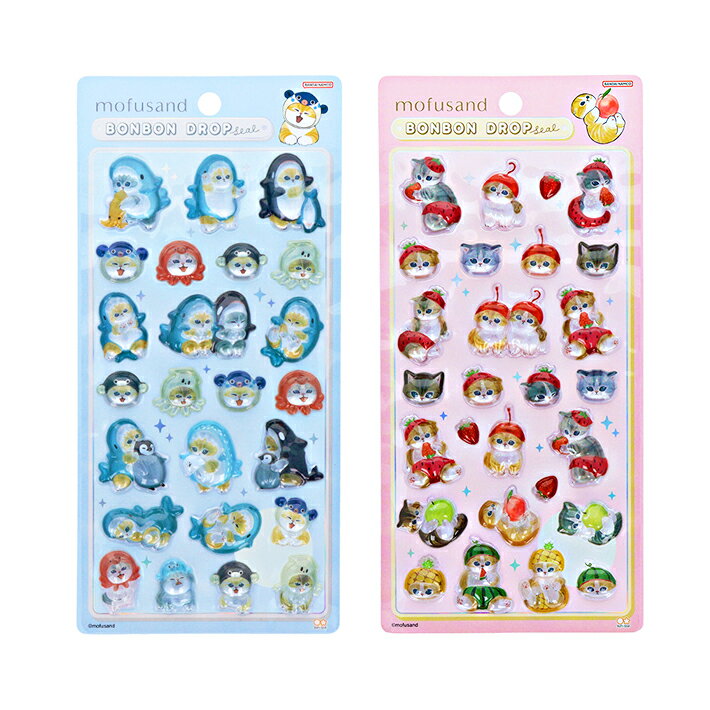 mofusand　ボンボンドロップシール　2柄　[M便 1/6]のサムネイル