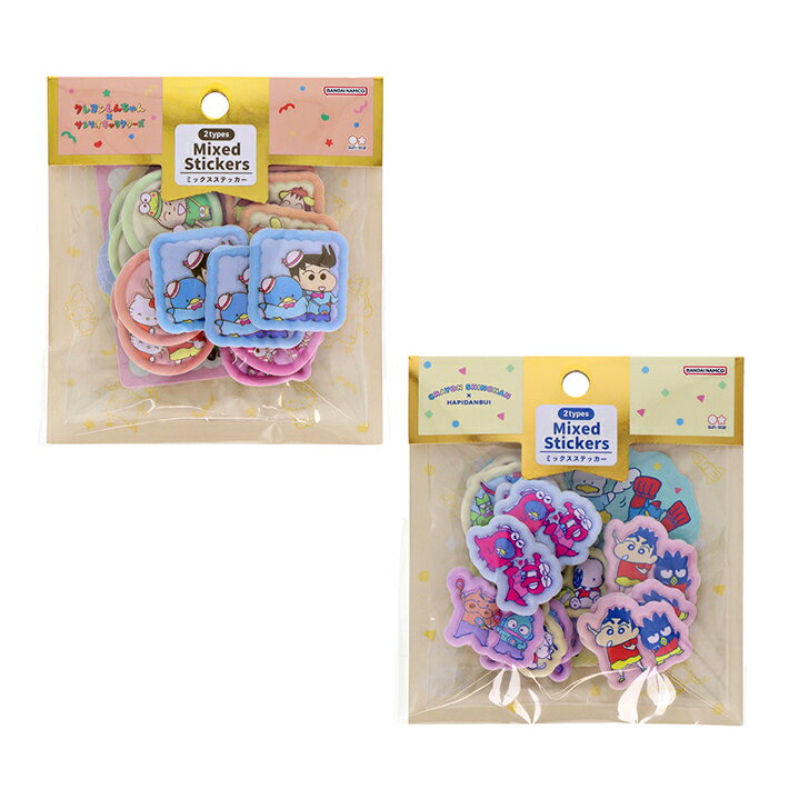 クレヨンしんちゃん×サンリオ キャラクターズ　ミックスステッカー　2柄　[M便 1/12]のサムネイル