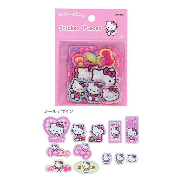 ハローキティ　フレークシール　ピンク　4901770646596　[M便 1/24]のサムネイル