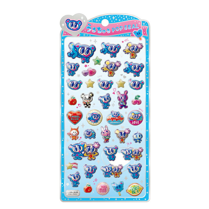 エンジェルブルー　うるちゅるポップシール　132430　[M便 1/36]のサムネイル