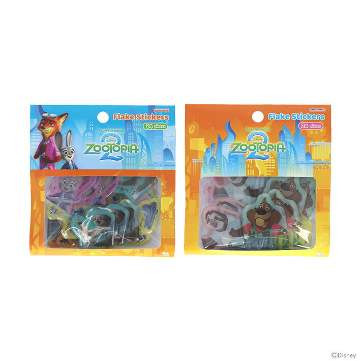 ディズニー　ズートピア　ぷっくりフレークシール　2柄　[M便 1/16]　[disneyzone]のサムネイル