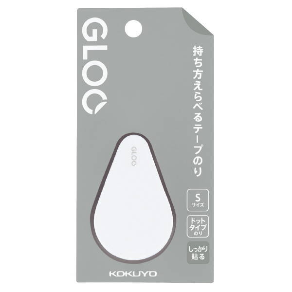 【メール便対応可】コクヨ 「GLOO(グルー)」テープのり(しっかり貼る・本体) Sサイズ タ-GM410-07